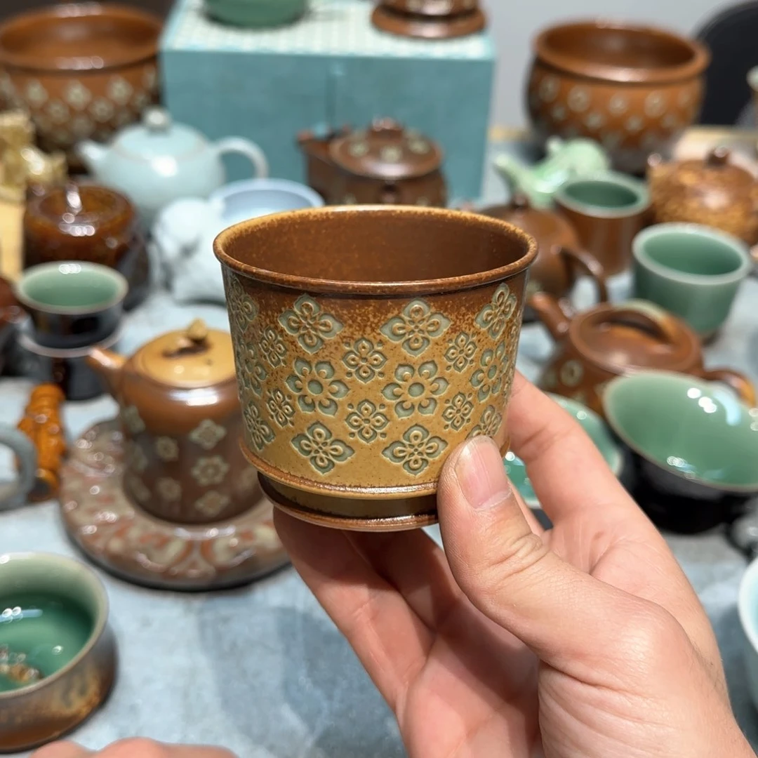 小金茶具青瓷茶器