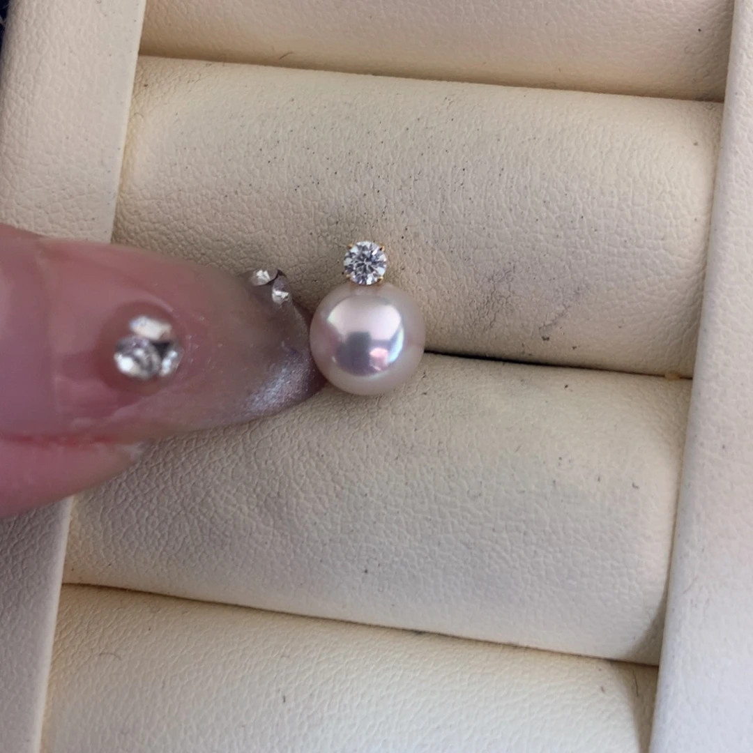 海水珍珠颈饰18K金镶嵌