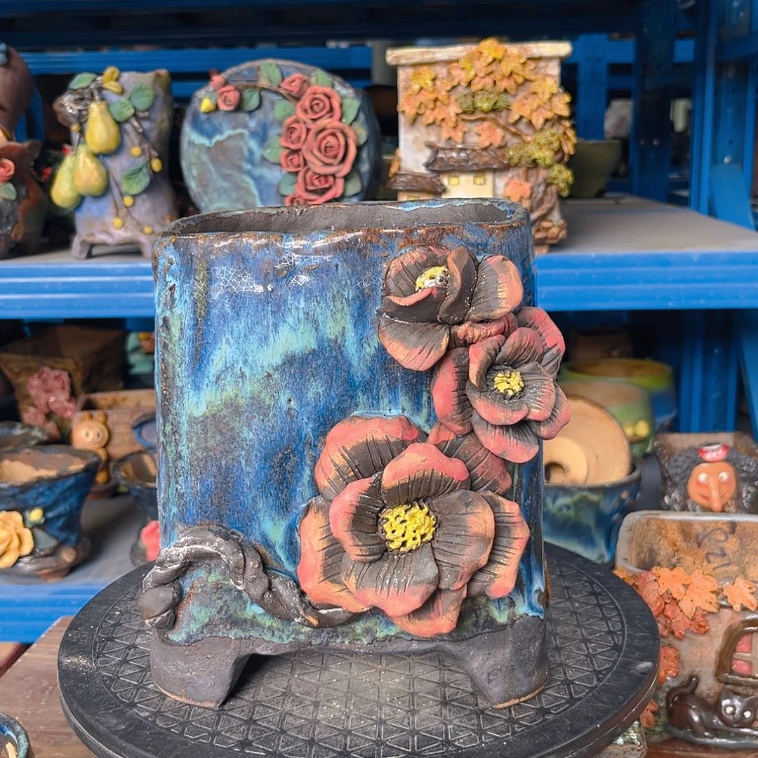 3 号陶然花器手工花盆