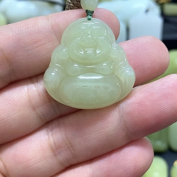 和田玉未镶嵌吊坠(不含链)