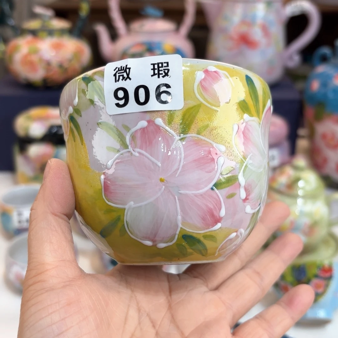 景德镇手绘高温釉下彩陶瓷茶具