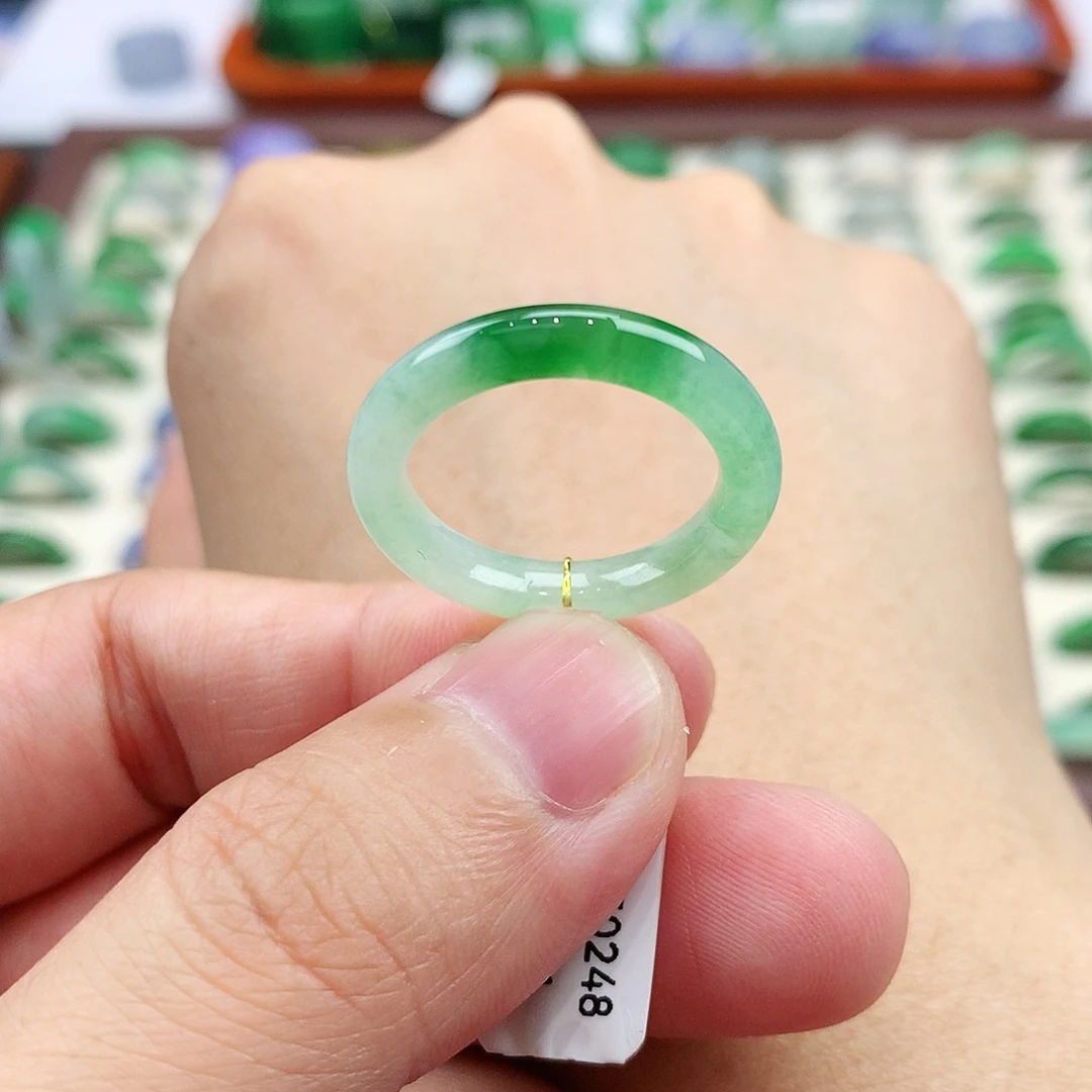 未镶嵌戒指翡翠15-16号