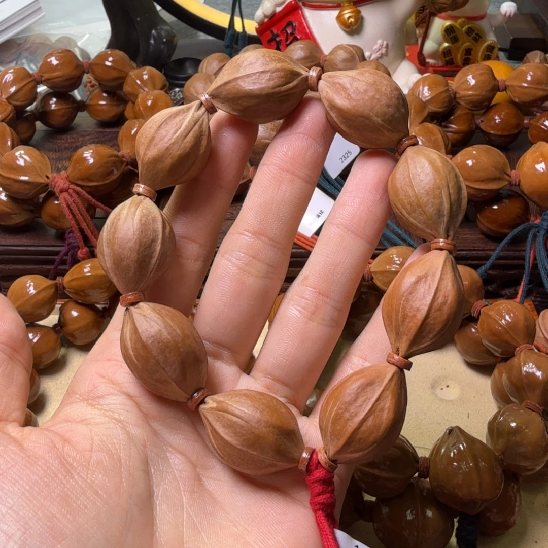 手串/手链橄榄核深***粉梅林铁核1928正四