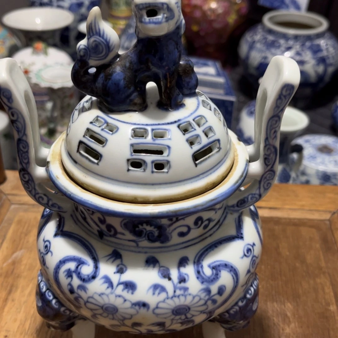 杯子世*青花瓷器精品陶瓷摆件