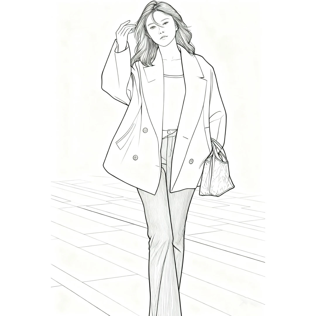 【MonTendre】秋季新款 C 重磅羊毛大衣气质时尚舒适百搭外套