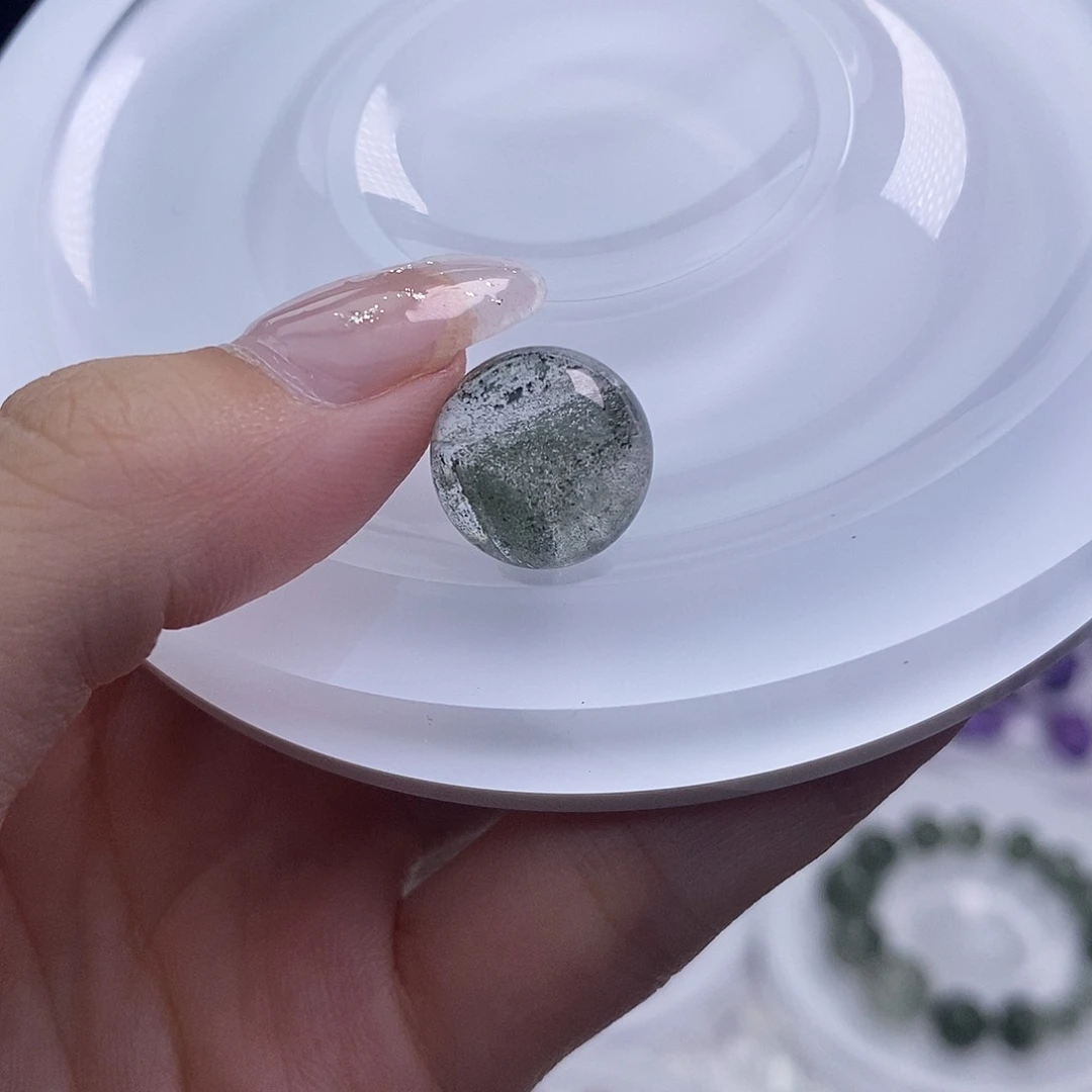 天然水晶定制打孔不退不换未镶嵌水晶一*