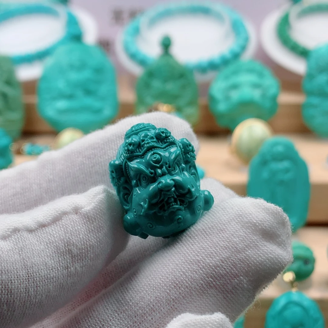 绿松石未镶嵌大黑天