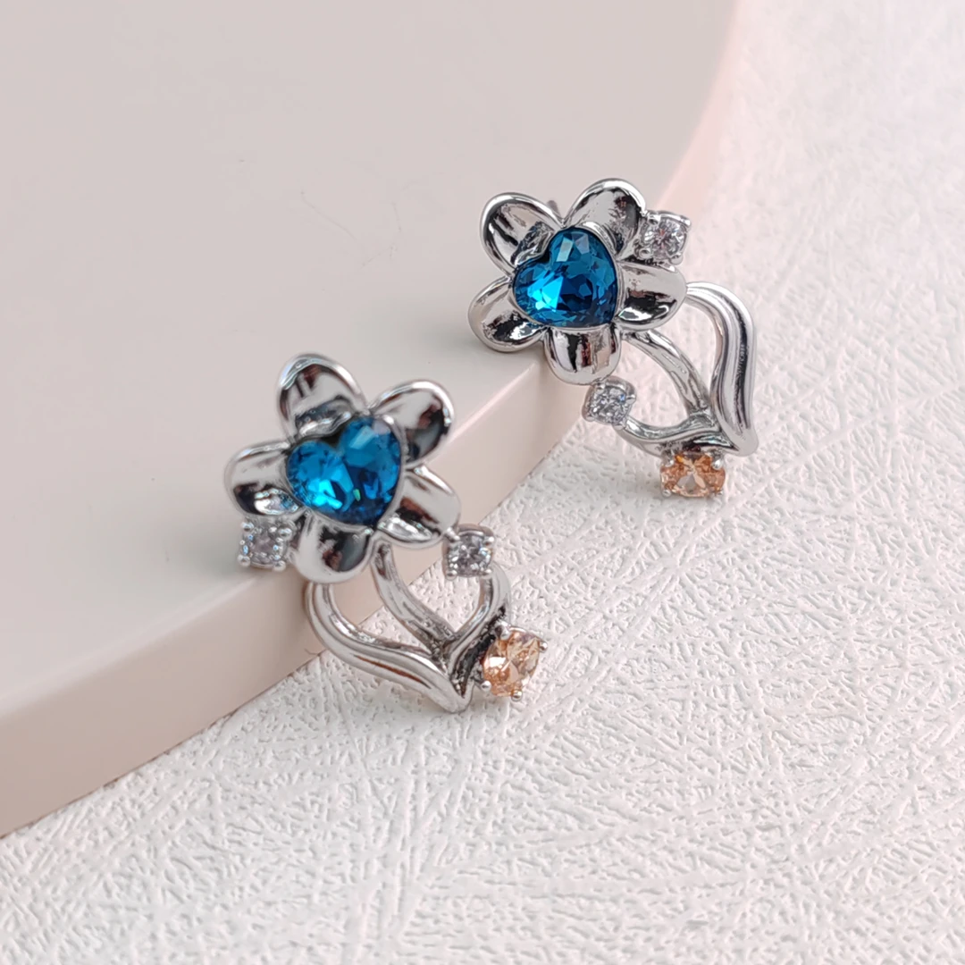 XUPING/旭平首饰 合金仿水晶耳饰 新年气质百搭 GDM X000873534