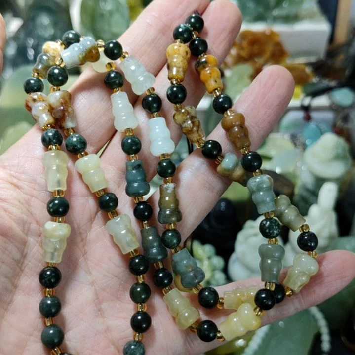 岫玉未镶嵌链子链子链子