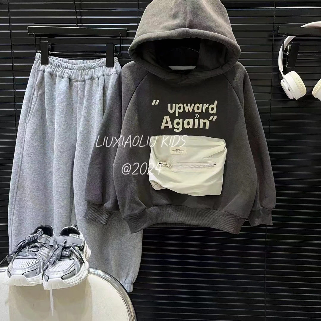 杭州六小六正版 BY LIUXIAOLIU韩版高货秋冬季儿童加绒卫衣12013