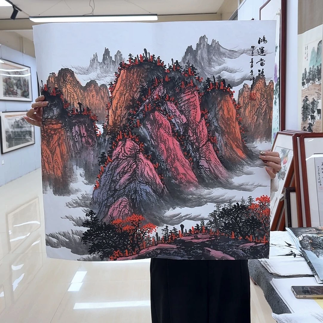 国画国画作品集一个由