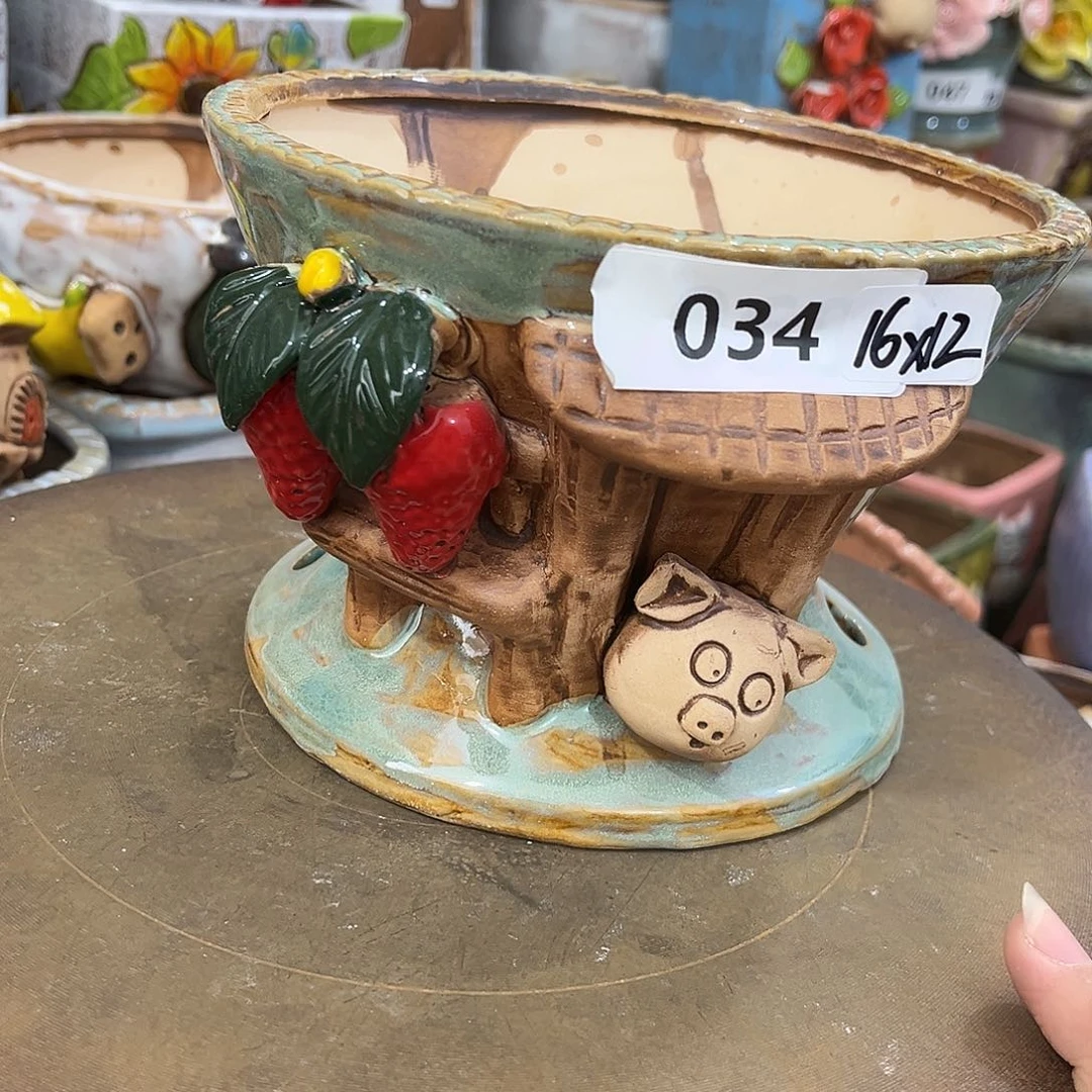 粗陶多肉花盆花盆