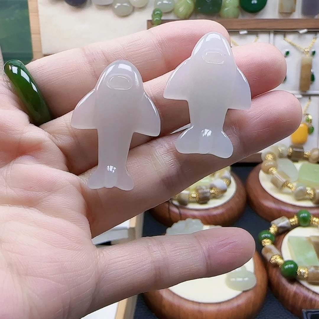 和田玉未镶嵌吊坠(不含链)