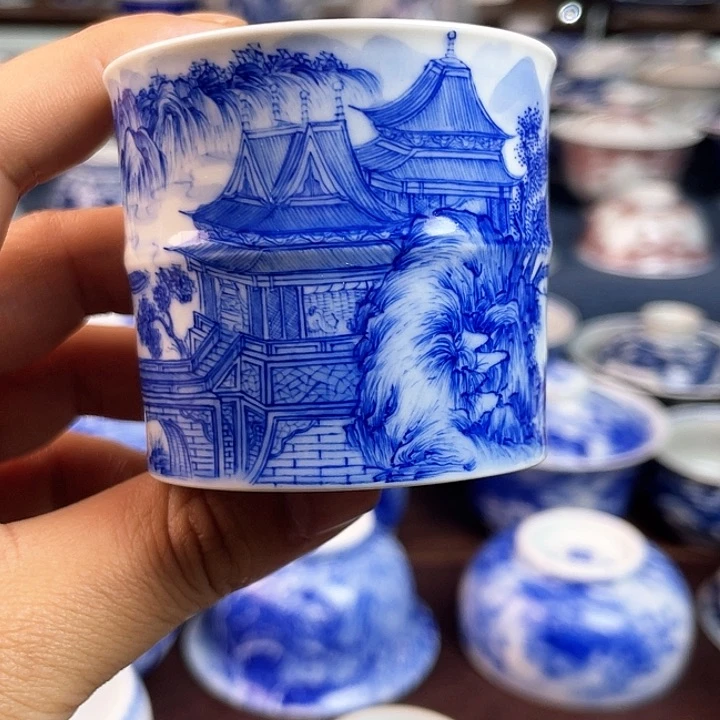 景德镇手绘茶具抢抢