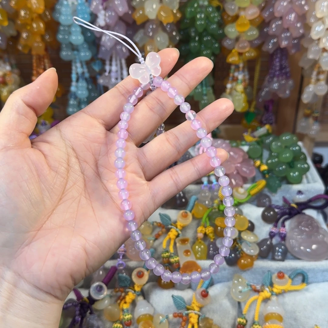 秋***水未镶嵌手机挂件玛瑙/玉髓