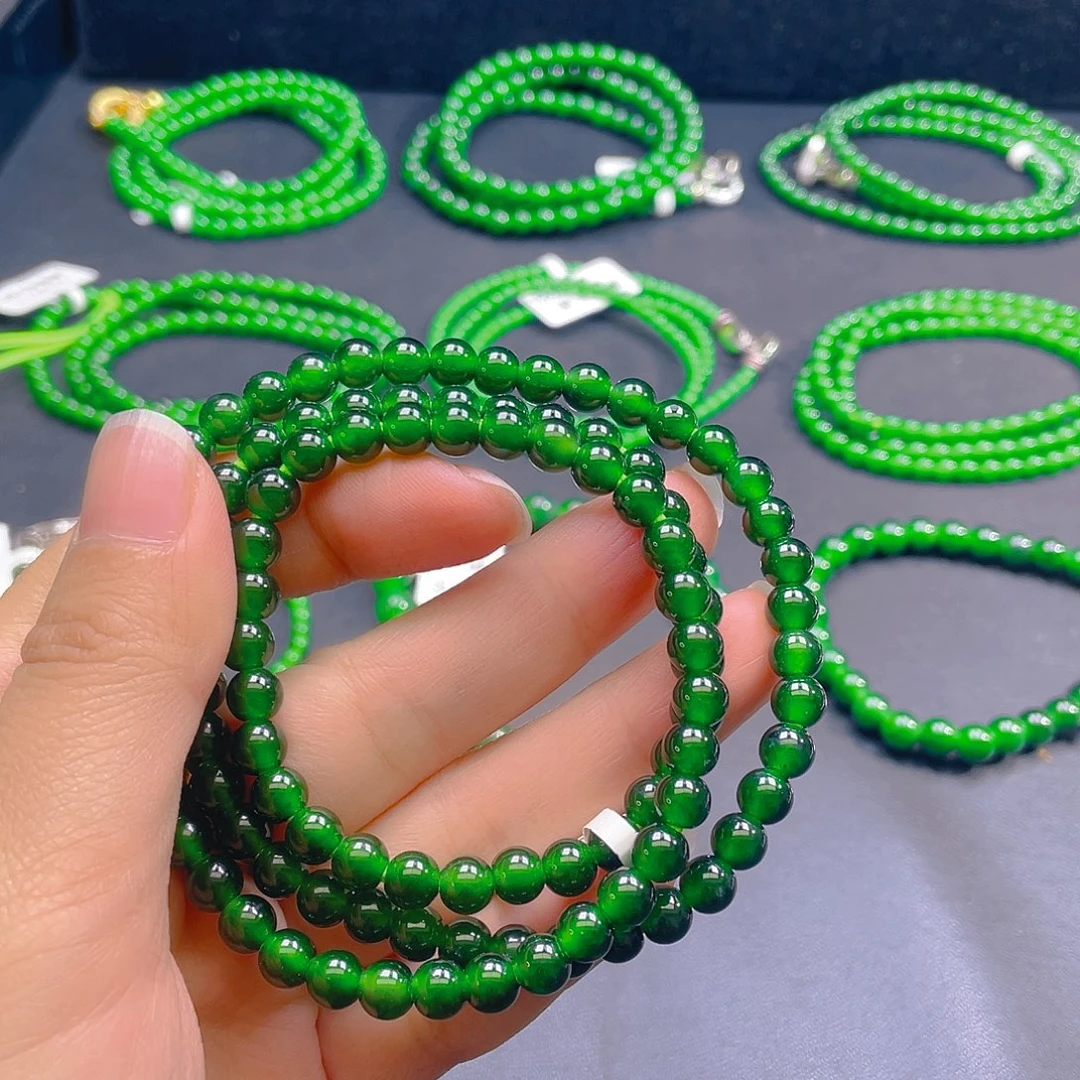 翡翠未镶嵌颈饰卡6