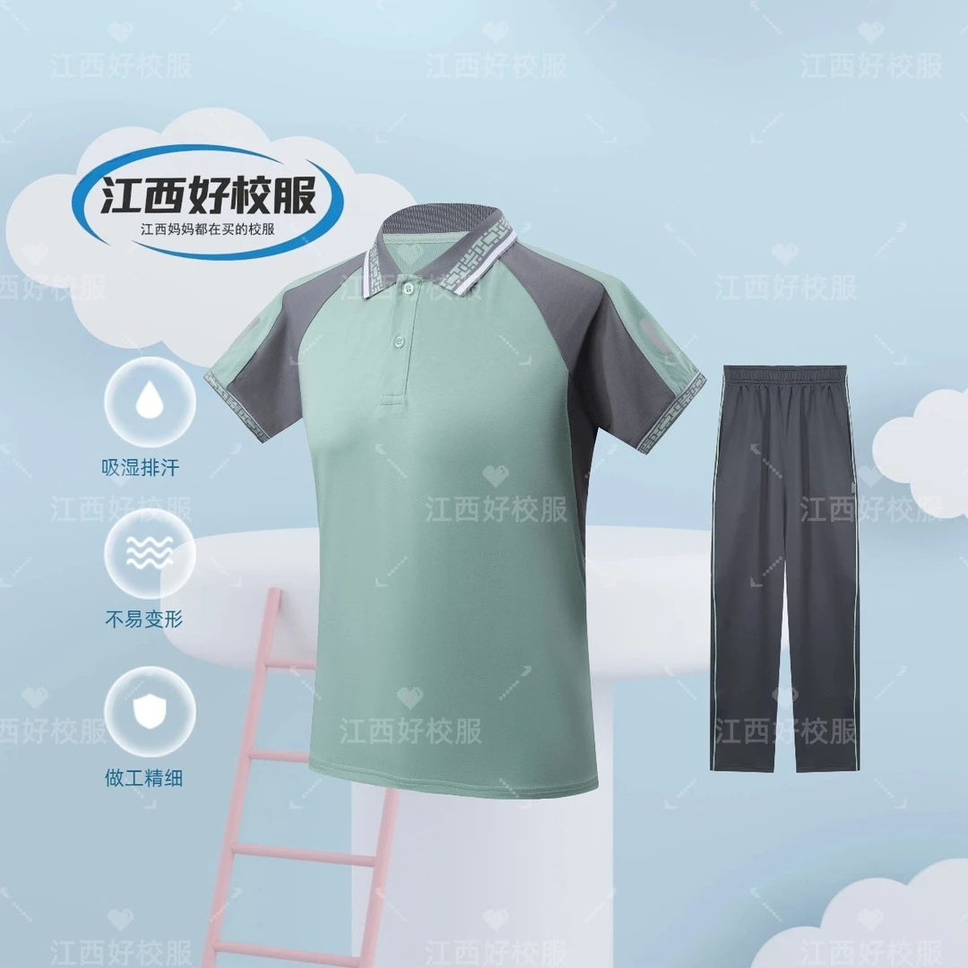 赣州市【夏季】校服（亲肤柔软、透气吸汗、做工精细）