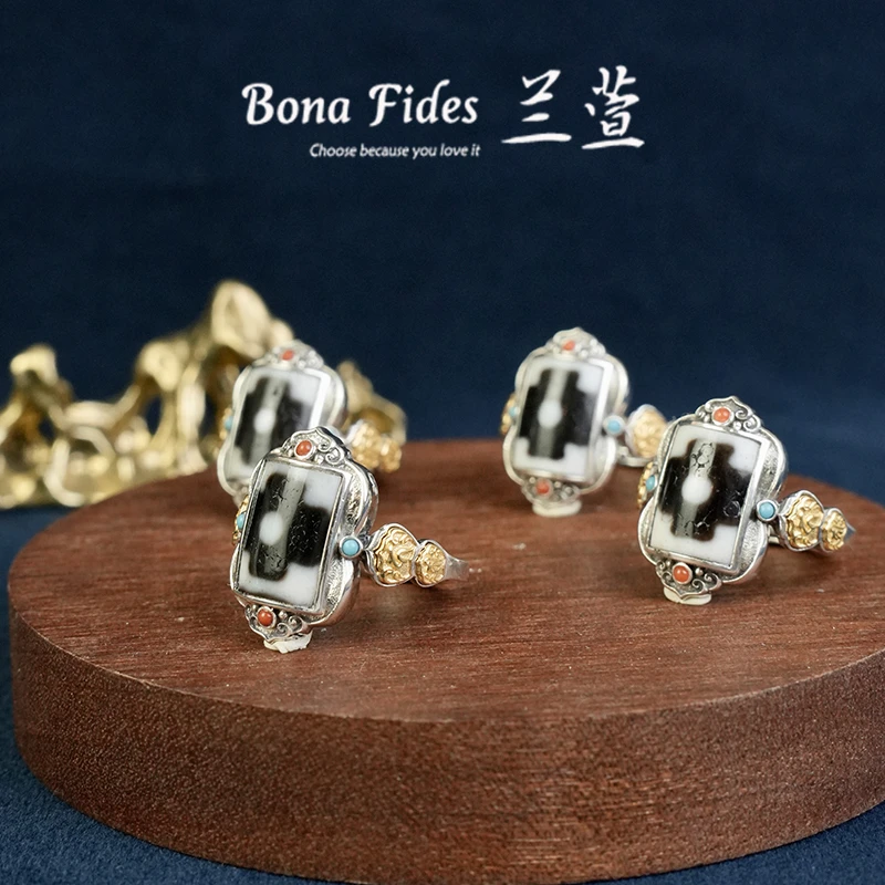 【兰萱 • 新玛瑙上肯工艺系列】银镶四F戒指款多样性发只发其一　42