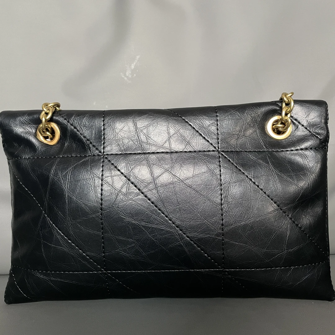 时尚潮流打造真皮女士包链腋链条包0070黑色链条包