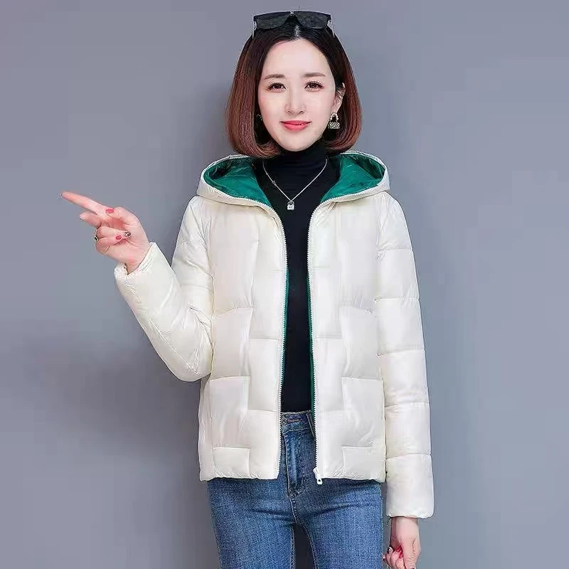 羽绒棉服女短款2025年新款棉袄韩版宽松棉衣冬季外套女玫枝衣朵