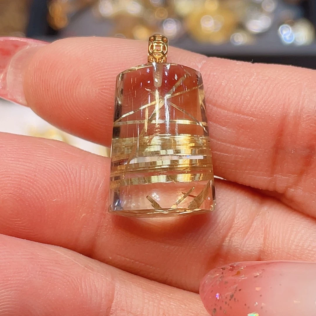 水晶钛晶18K金镶嵌?****迪