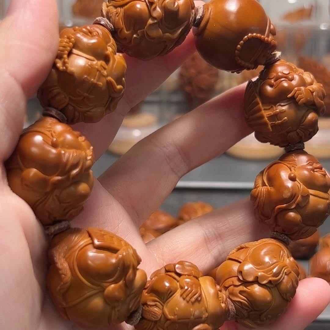 猛***腿橄榄核手串/手链橄榄核