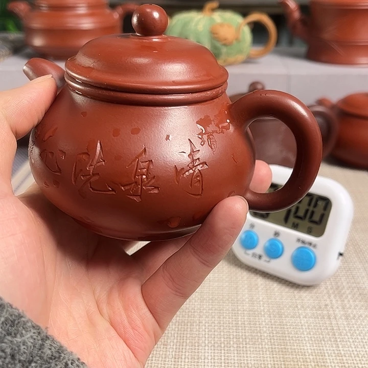 ****茶杯紫砂宜兴原矿手工紫砂壶