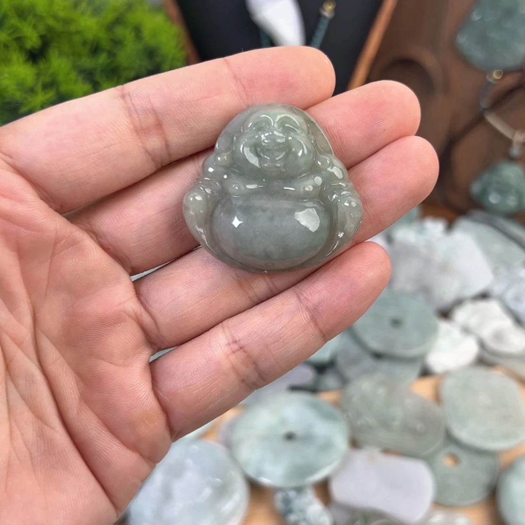 颈饰未镶嵌翡翠天然A货翡翠0041