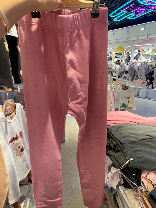 女小童 童装德绒单肤绒秋裤
