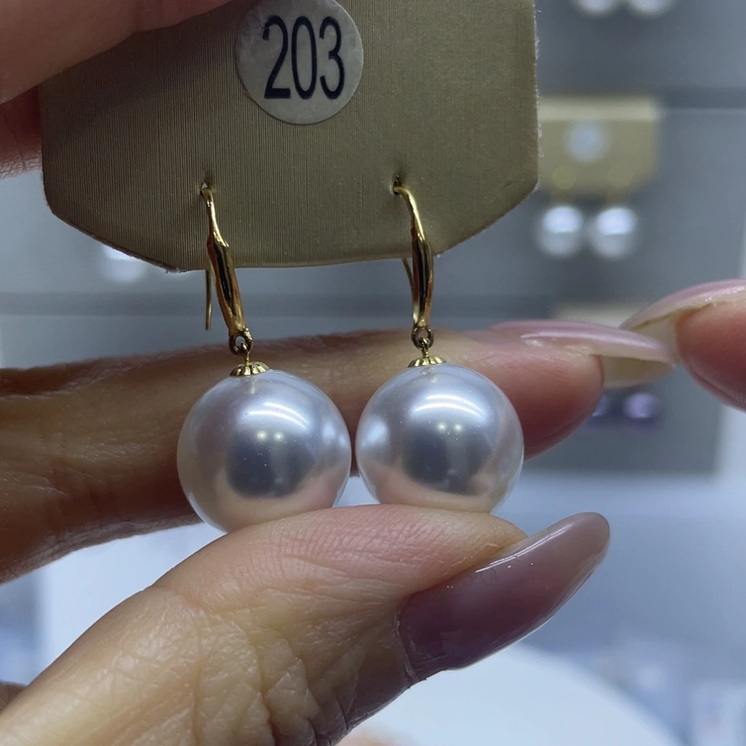 发饰18K金镶嵌淡水珍珠