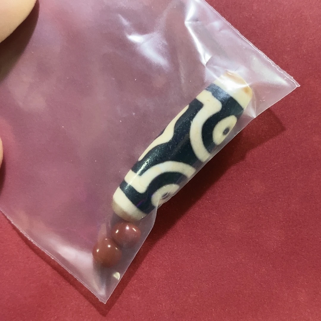 宇***趣玛瑙/玉髓未镶嵌颈饰行运臻品顶料三眼
