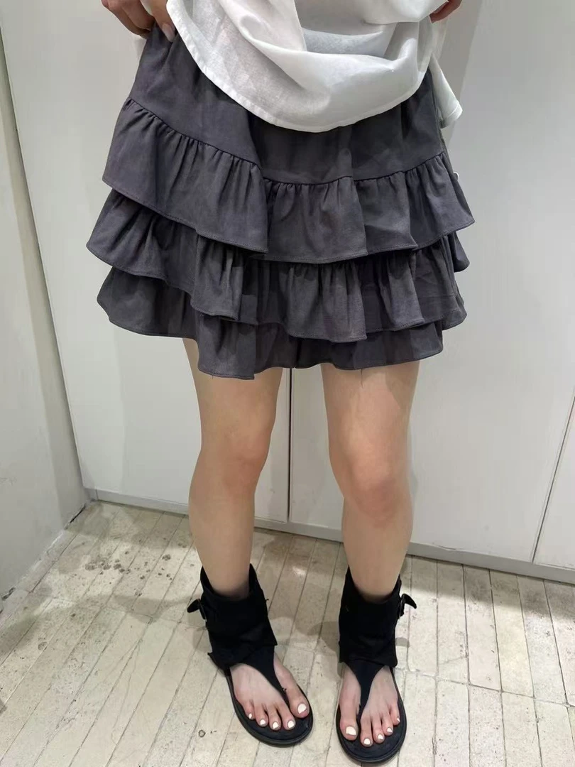 米古古REP #11976#福 层次感气质蓬蓬蛋糕裙（腰围60 裙长33）