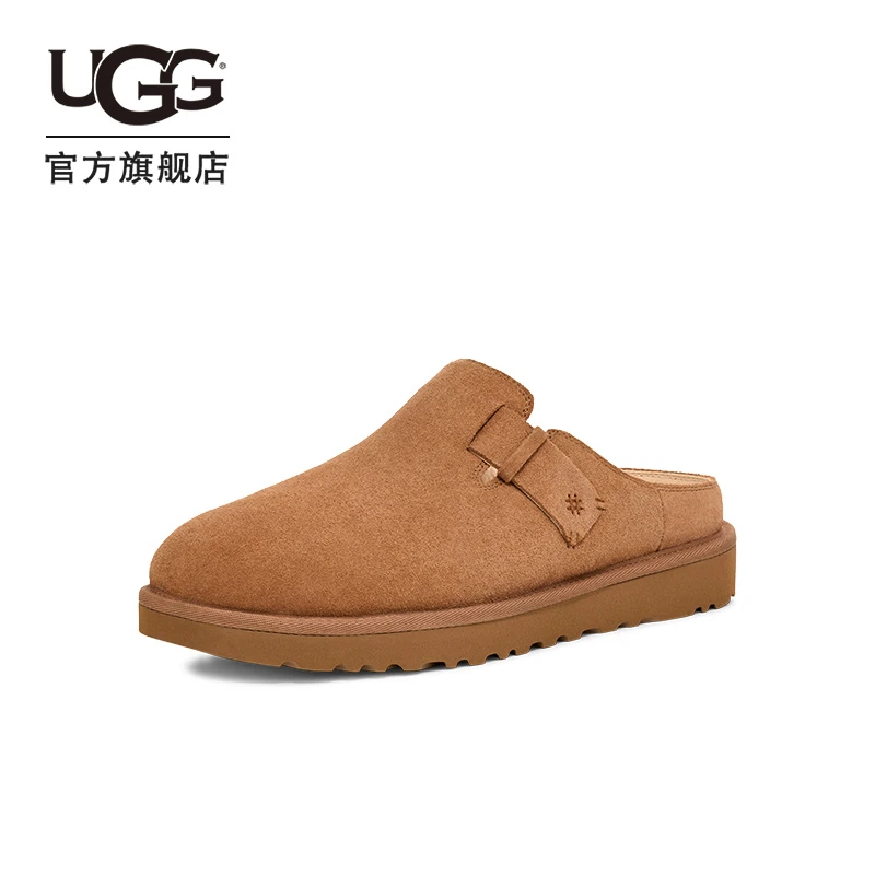 UGG秋季新款男女同款舒适时尚休闲平底包头一脚蹬克罗格鞋1170810