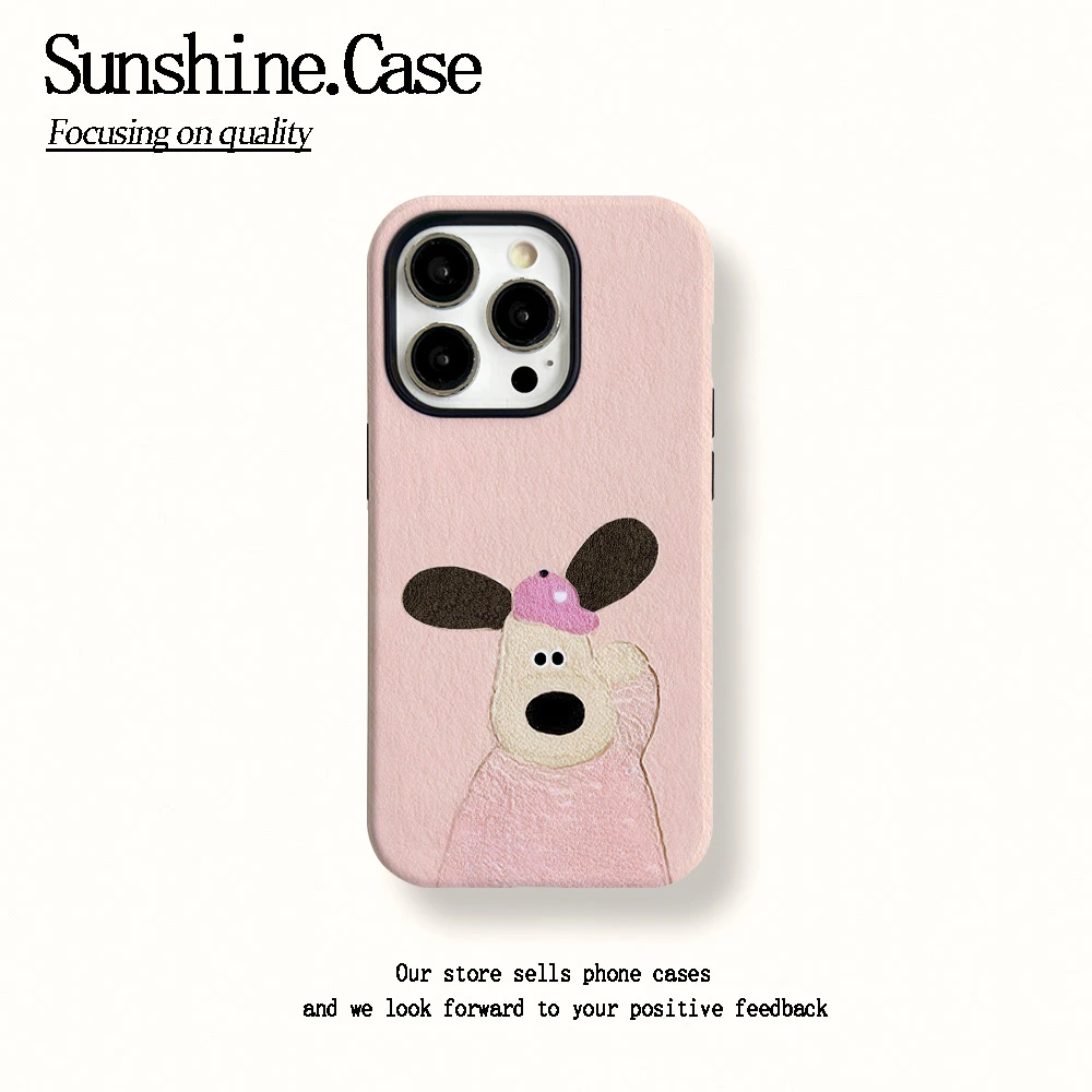 菲林二合一适用苹果华为vivo小米oppo手机壳油画掌门狗16PROMAX