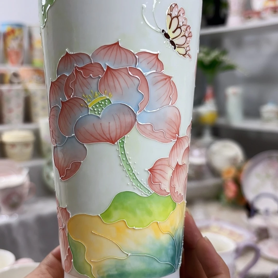 手绘高温釉下彩陶瓷