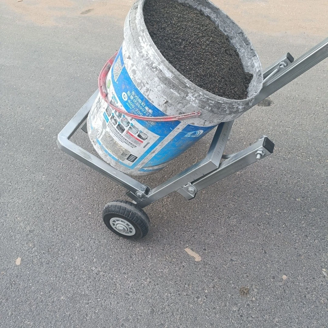 家用倒水折叠便携工地水泥推车瓦工抬砂浆瓷砖胶工具