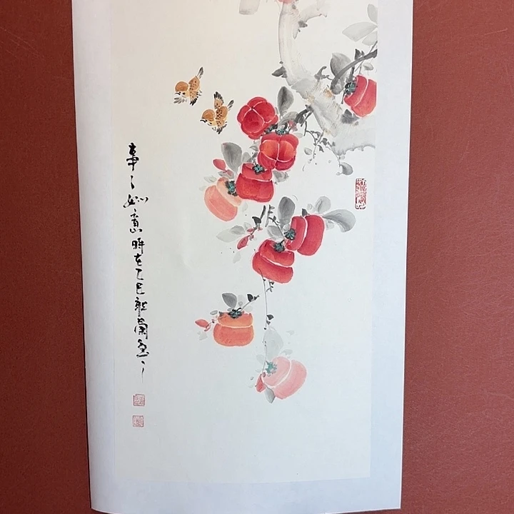 国画听兰老师花鸟