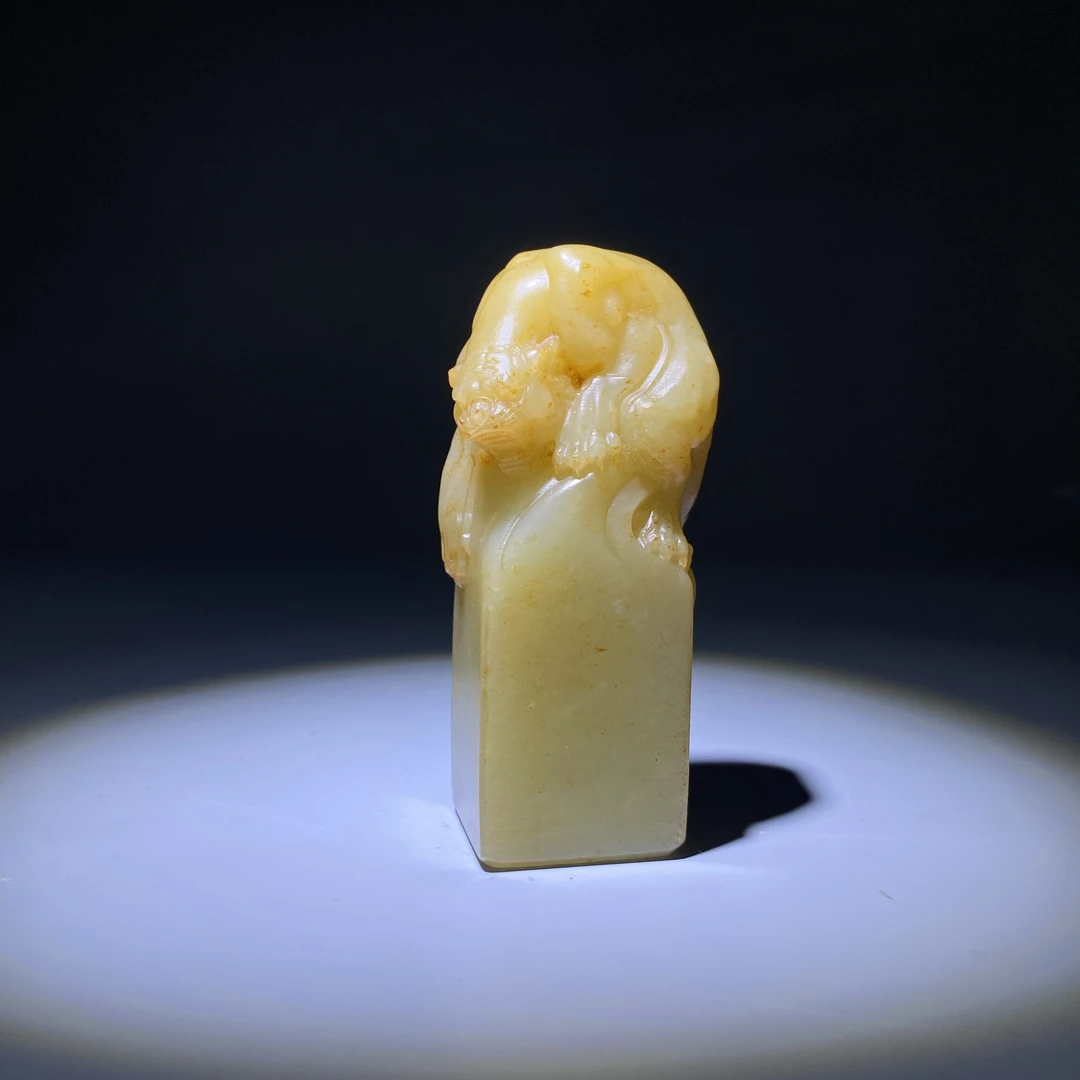 明-古玉瑞兽印章把件2502180039