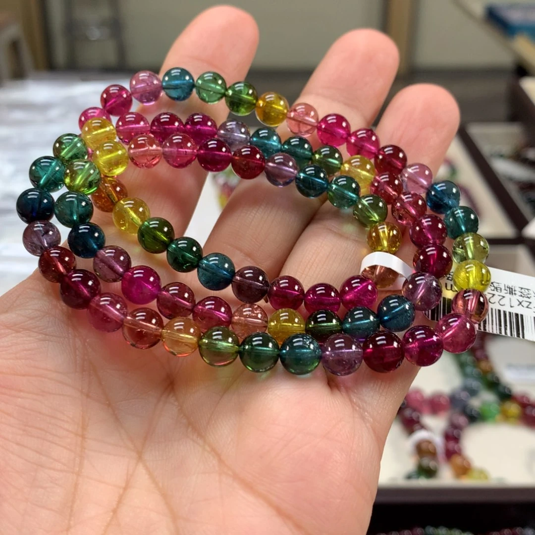 碧玺手链未镶嵌7左右