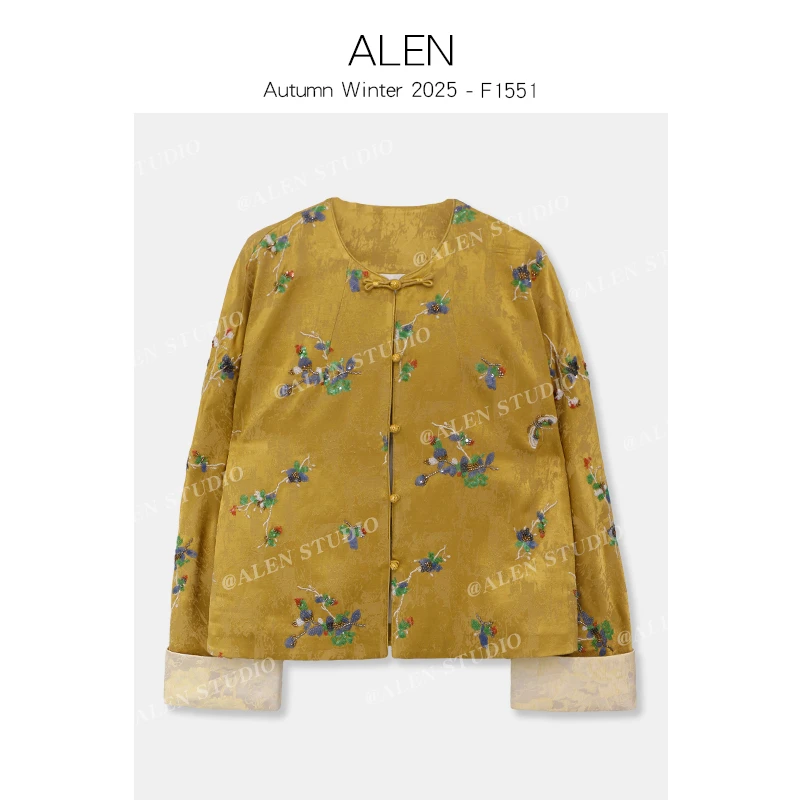 【Alen女装店】新中式国风气质时尚复古外套F1551