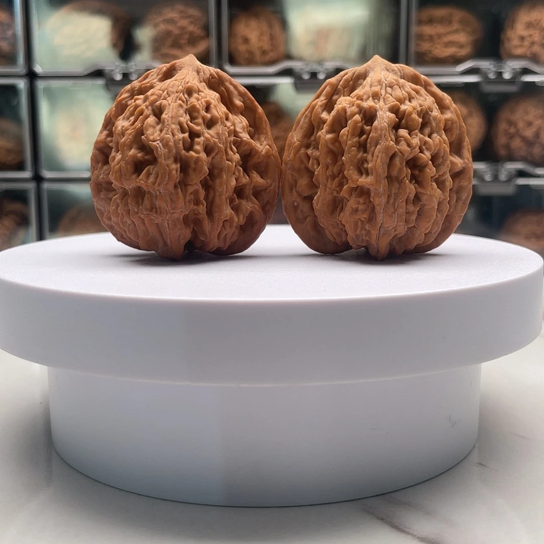 吊坠文玩核桃44X41X45虎头