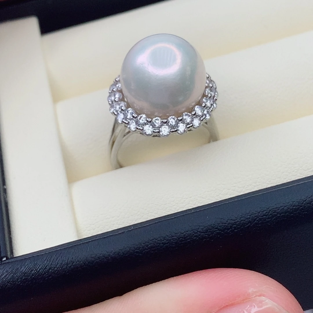 戒指合金淡水珍珠