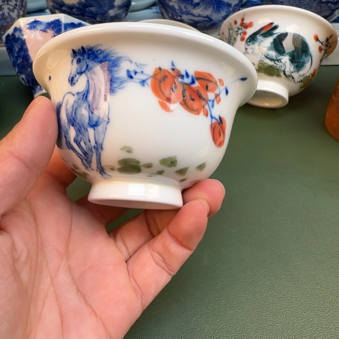 纯手工纯手绘茶具石头87