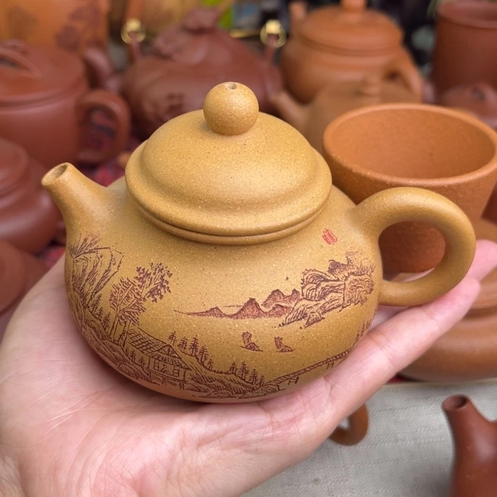 原矿黄金段刻绘容天精工半手200cc