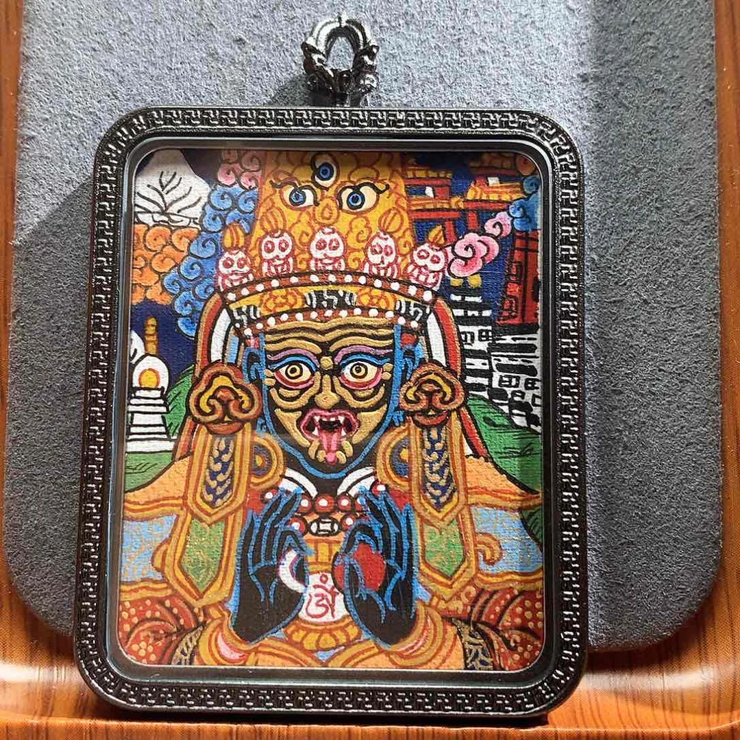 吊坠般若唐卡非遗传承