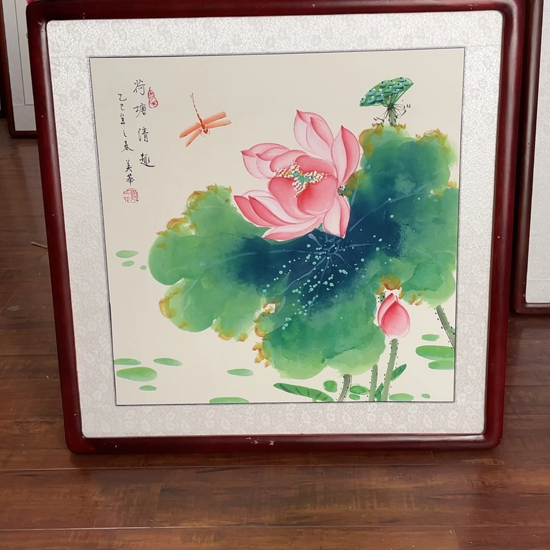 国画带框尺寸63*63厘米