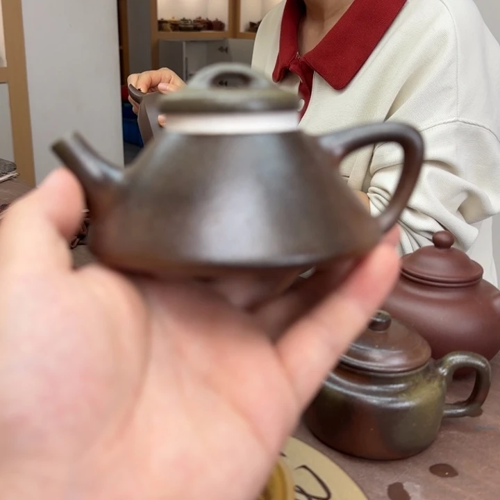 茶壶紫砂青**天底槽清柴烧文瓢