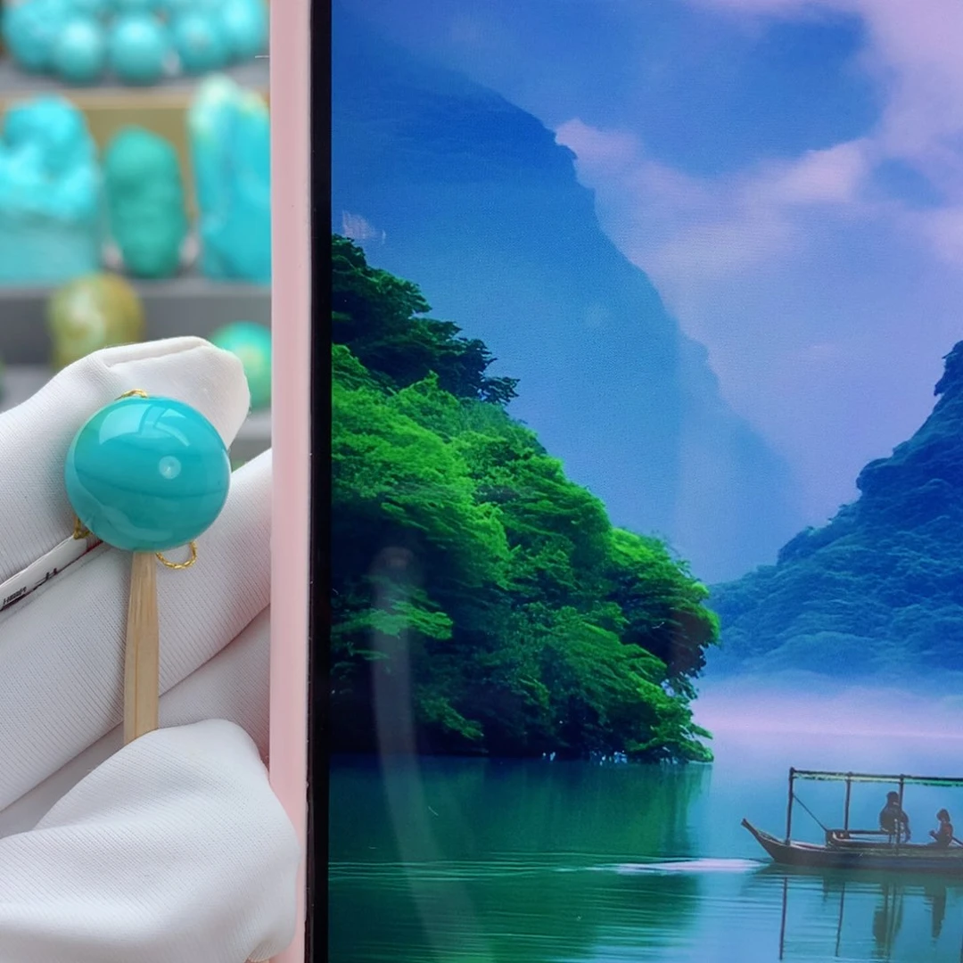 未镶嵌绿松石挂件