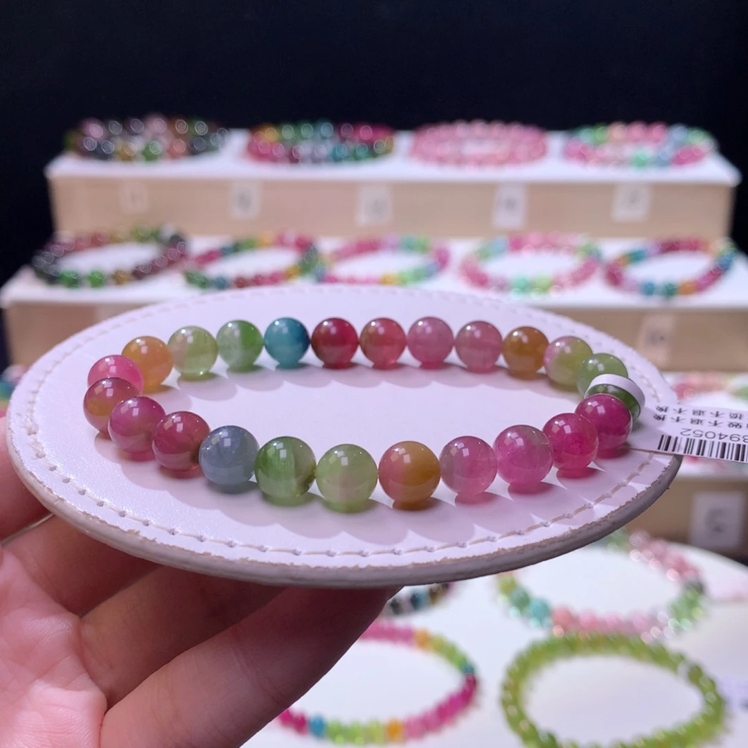 碧玺未镶嵌手链碧玺