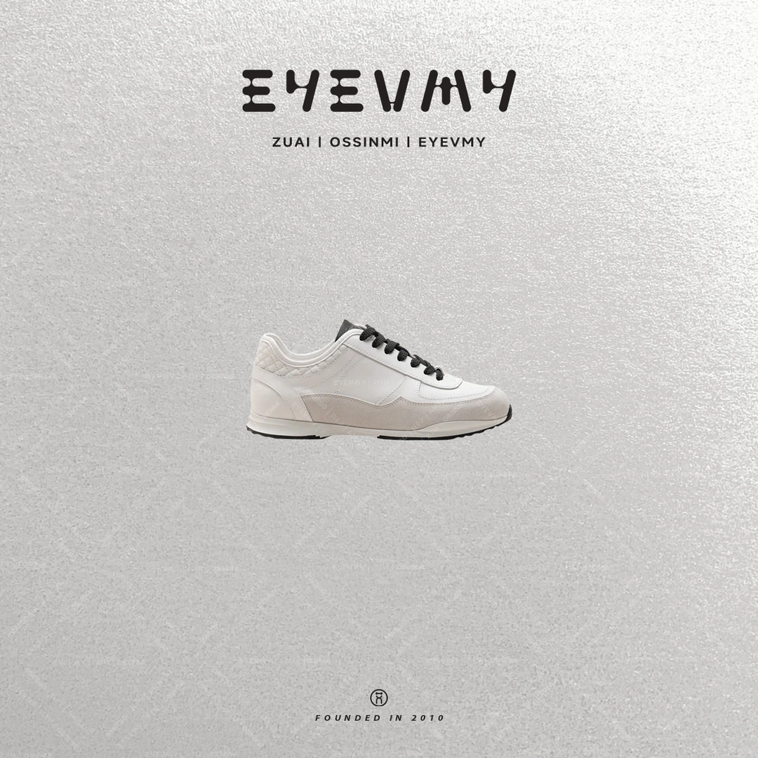 【香香小白鞋】牛皮配牛反绒羊皮里小香风黑白熊猫运动鞋ST51WK016